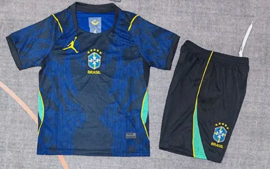 Kit Enfant Brésil Extérieur 2026 Coupe Du Monde