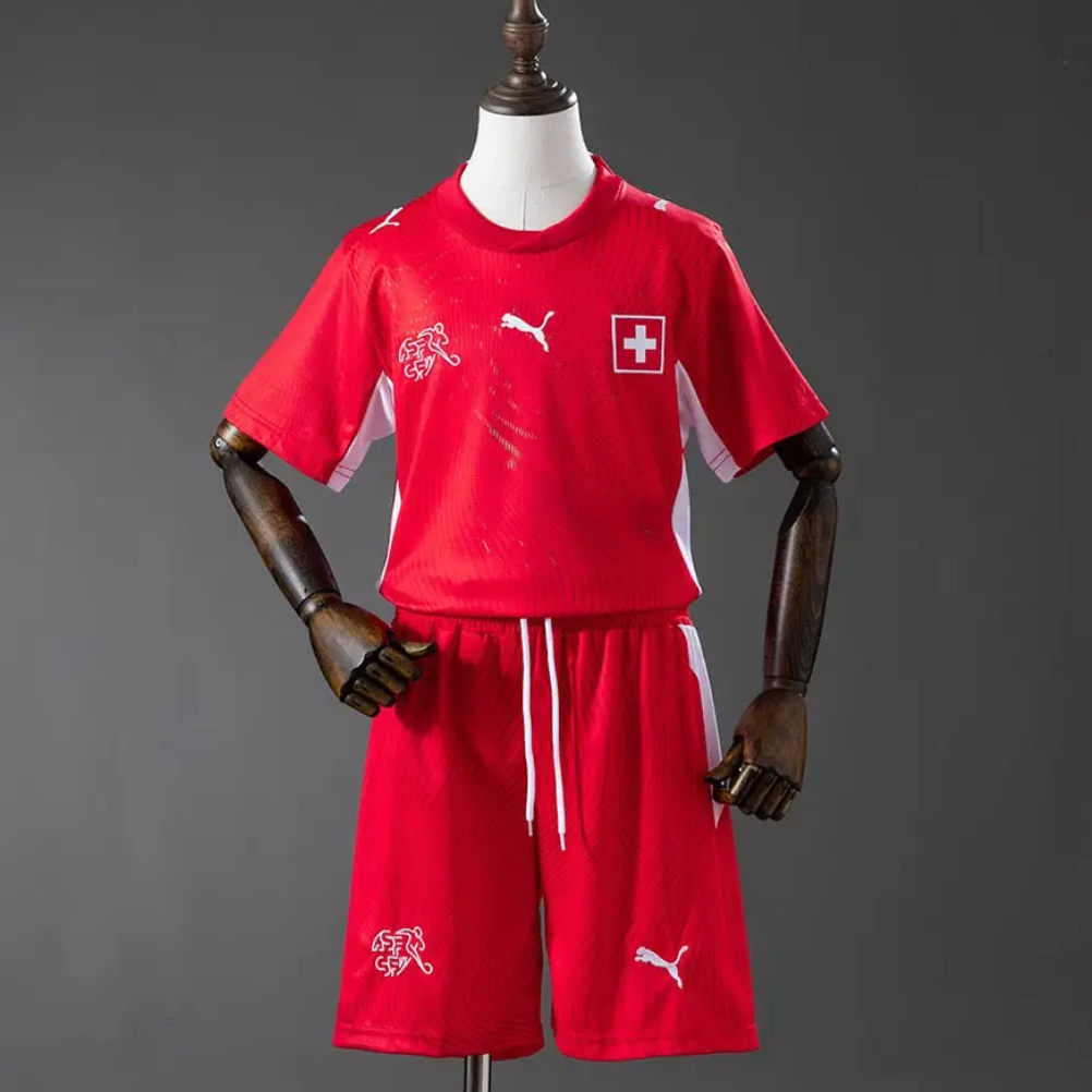 Kit Enfant Suisse Domicile 2026 Coupe Du Monde