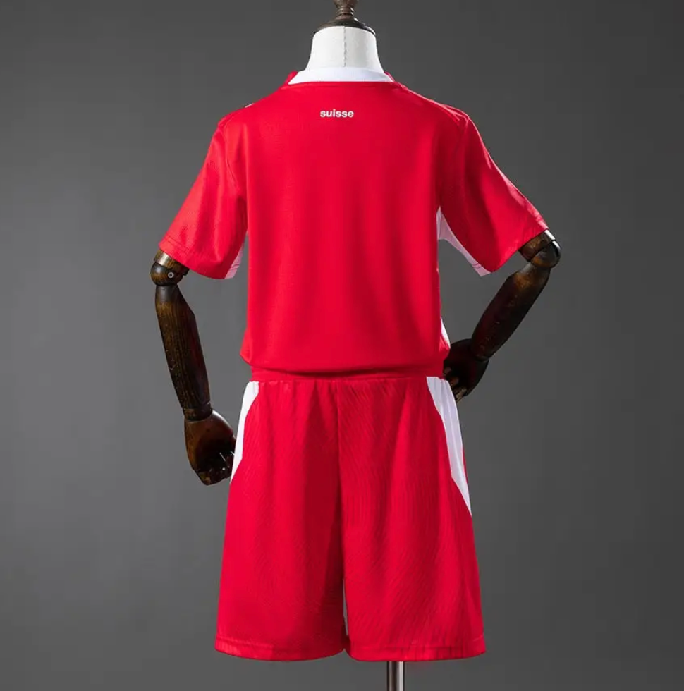 Kit Enfant Suisse Domicile 2026 Coupe Du Monde