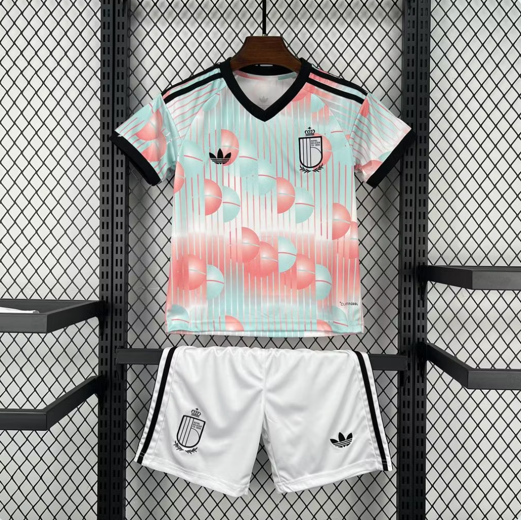Kit Enfant Belgique Extérieur 2026 Coupe Du Monde