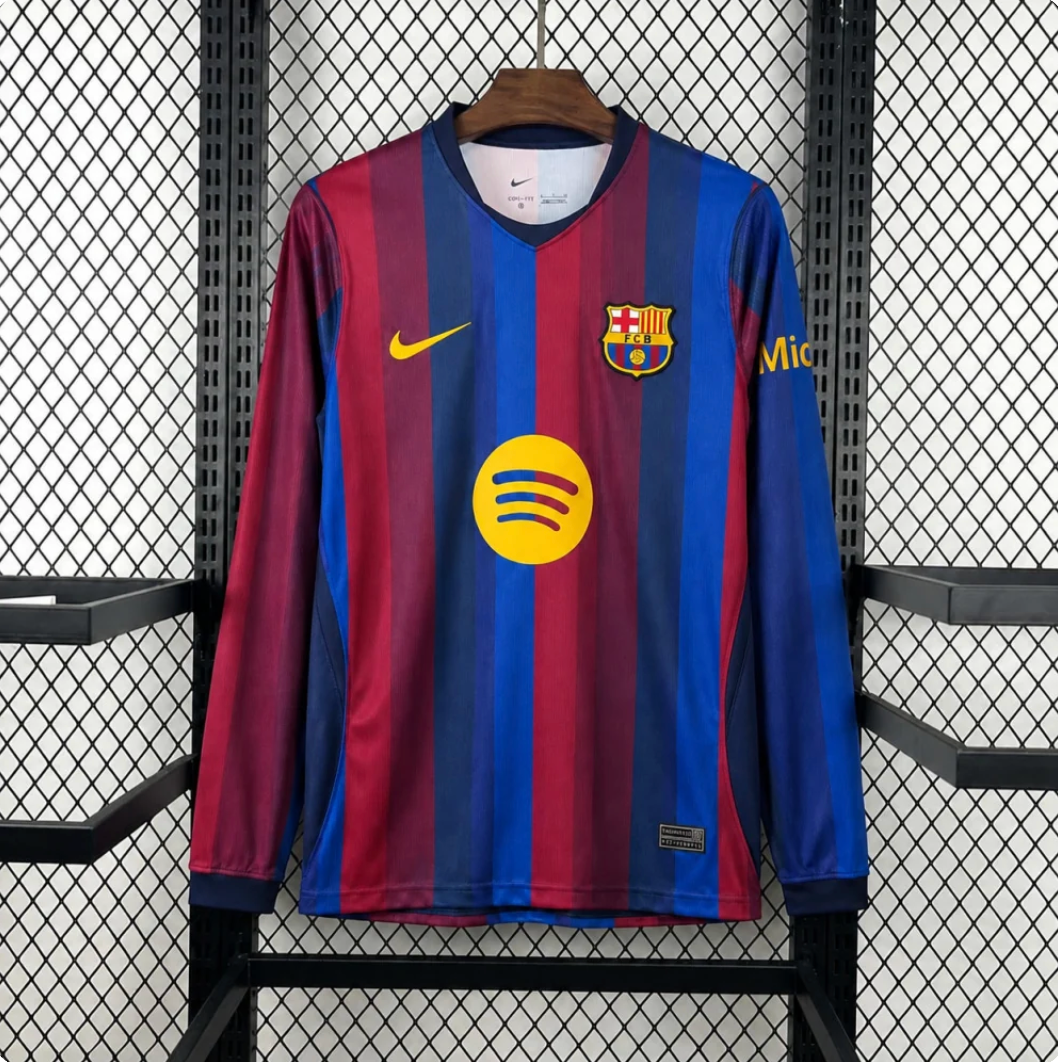 FC Barcelone Domicile 2026/2027 Manches Longues