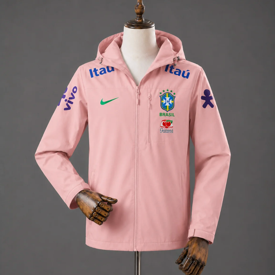 Veste Bresil Seleção Rose