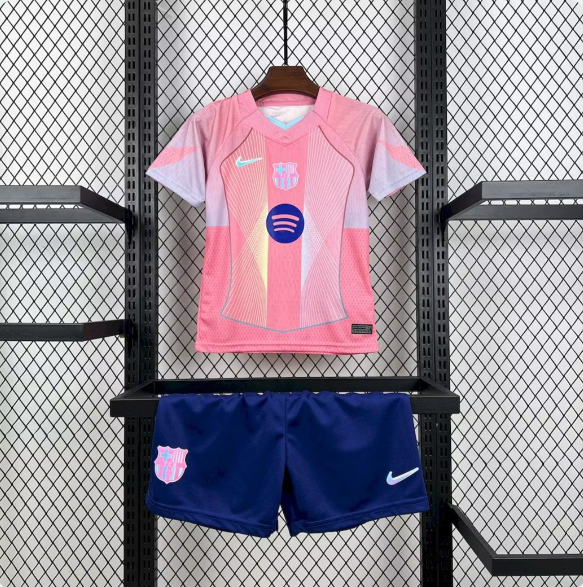 Kit Enfant FC Barcelone Rose 2026/2027