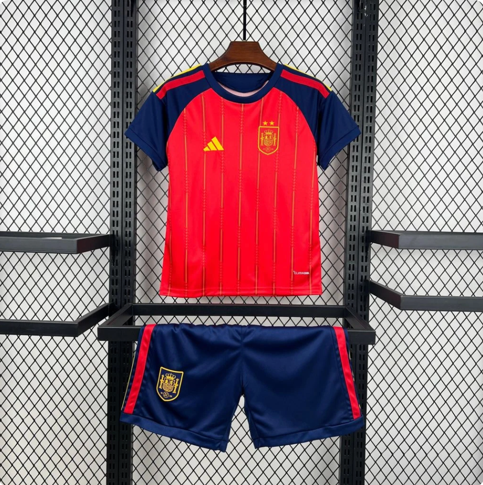 Kit Enfant Espagne Domicile 2026 + 2 étoiles ⭐️⭐️
