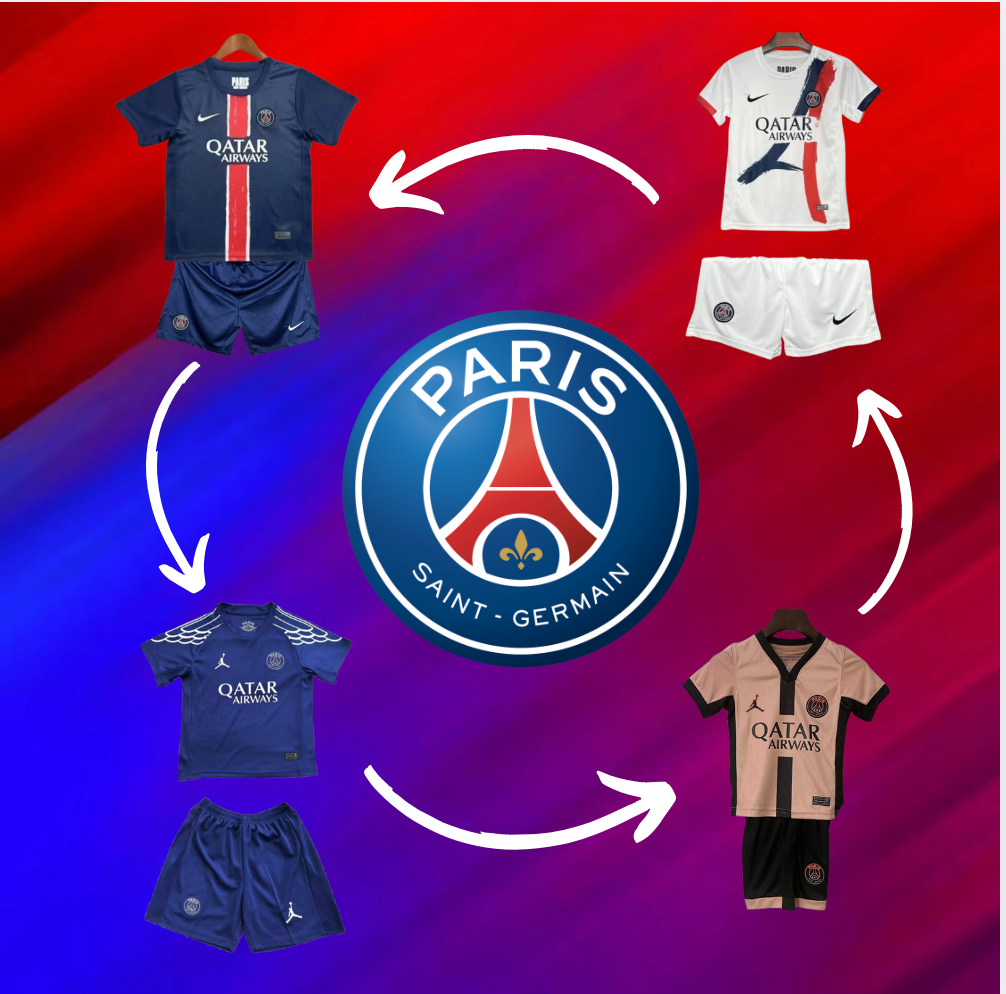 Pack Maillots PSG Enfants 2024/2025