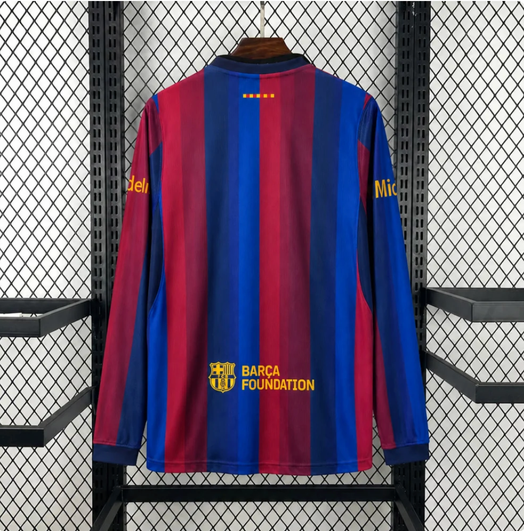 FC Barcelone Domicile 2026/2027 Manches Longues