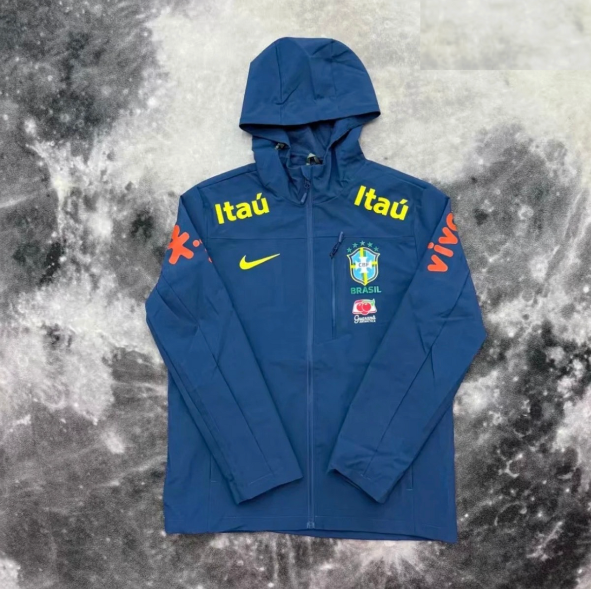 Veste Bresil Seleção Bleu Foncé