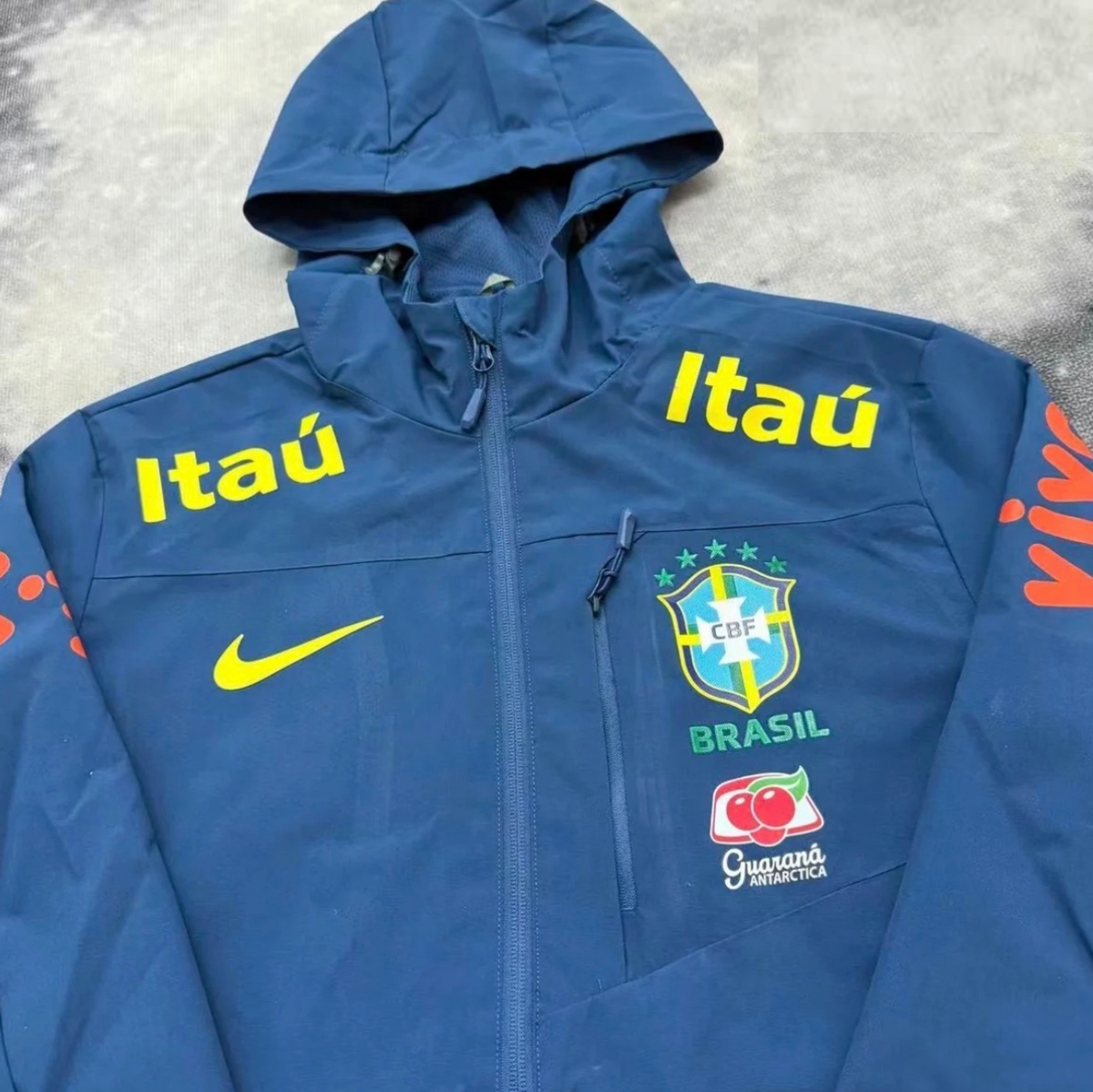 Veste Bresil Seleção Bleu Foncé