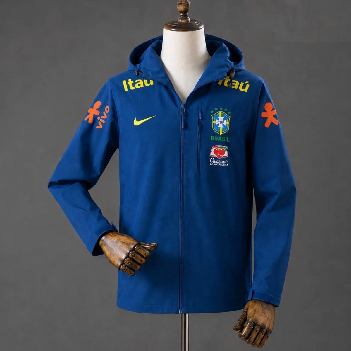 Veste Bresil Seleção Bleu Foncé