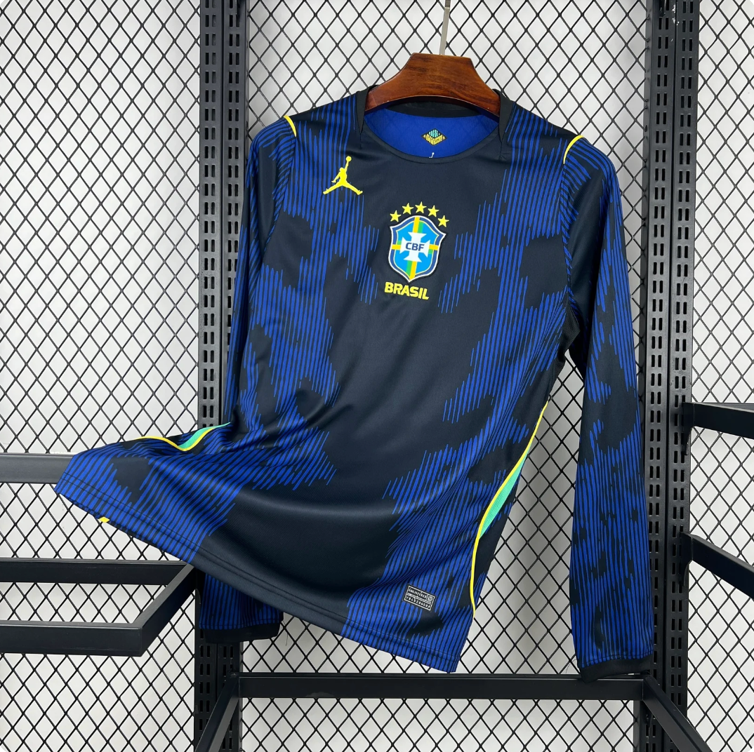 Brésil Extérieur 2026 Coupe Du Monde Manches Longues